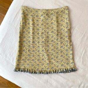 Vintage Floral Skirt